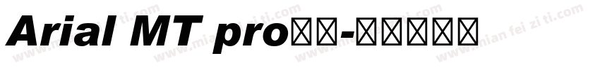 Arial MT pro字体字体转换